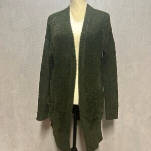 Bella Ella | Fluffy Green Cardigan | Green | L